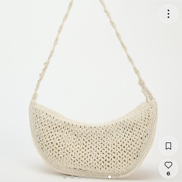 Zara Macramé Shoulder Bag - Picture 7 of 12